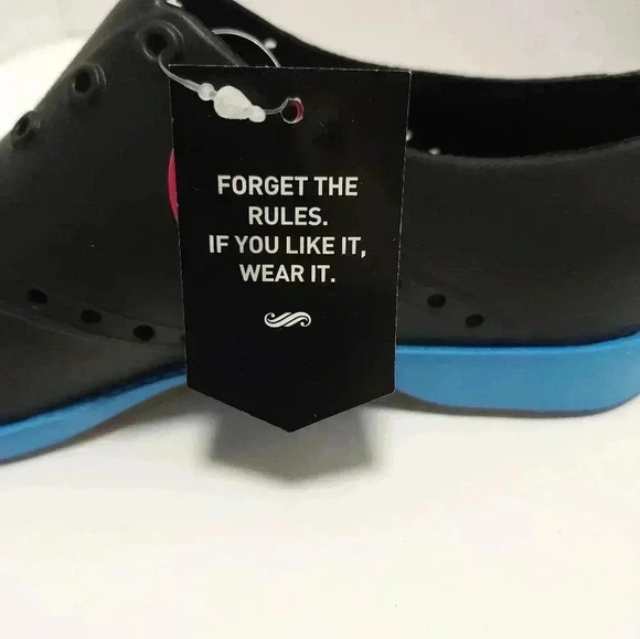 Biion Womens Golf Shoes Size 6 Eva The Oxford Black Blue NEW Spikeless - Picture 4 of 7